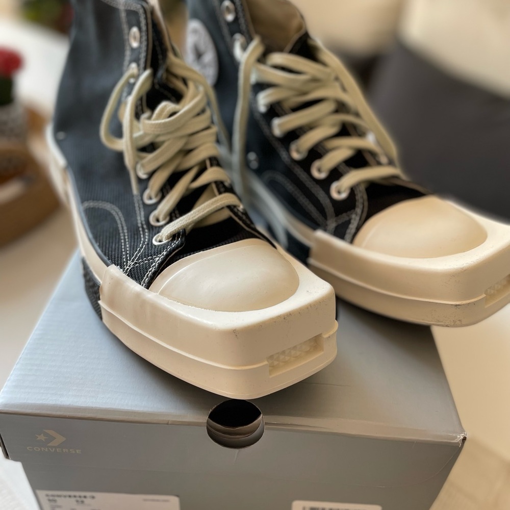 Brand New Rick Owens X TurboDRK Converse Chuck 70